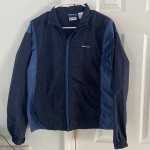 Men’s Small Blue Reebok Zip Up Nylon Jacket